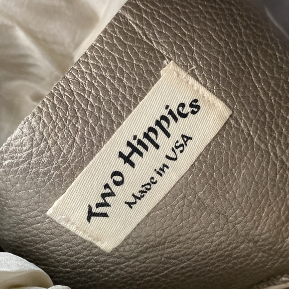 Two Hippies leather and suede clutch - Picture 6 of 9